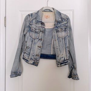 Cropped Denim Jacket - Size Small